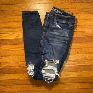 American Eagle Super Stretch Distressed Jeans